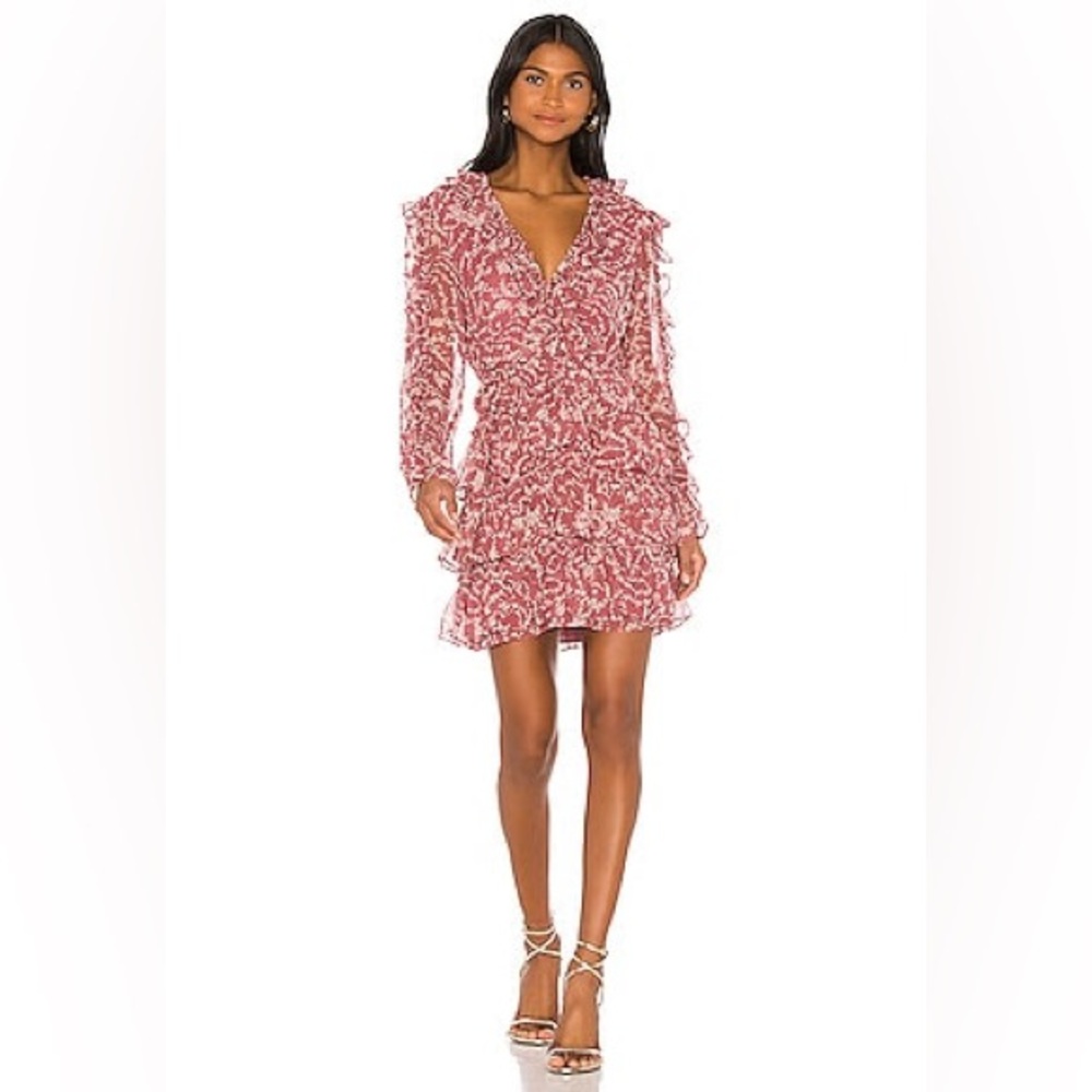Alessia Frill Dress in Ditsy Floral
